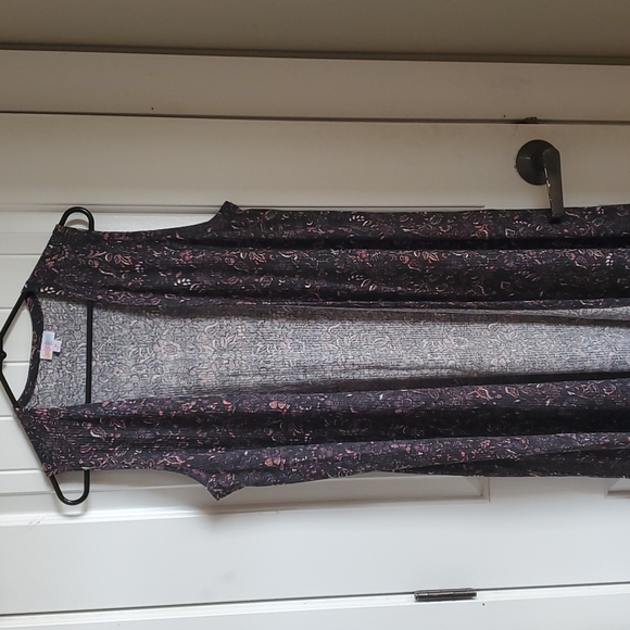 LuLaRoe Joy Long Duster Vest - Picture 1 of 4
